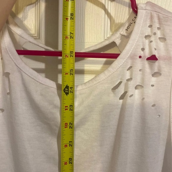 Soul Cake NWOT Distressed Tank Top Size XL - Picture 10 of 10